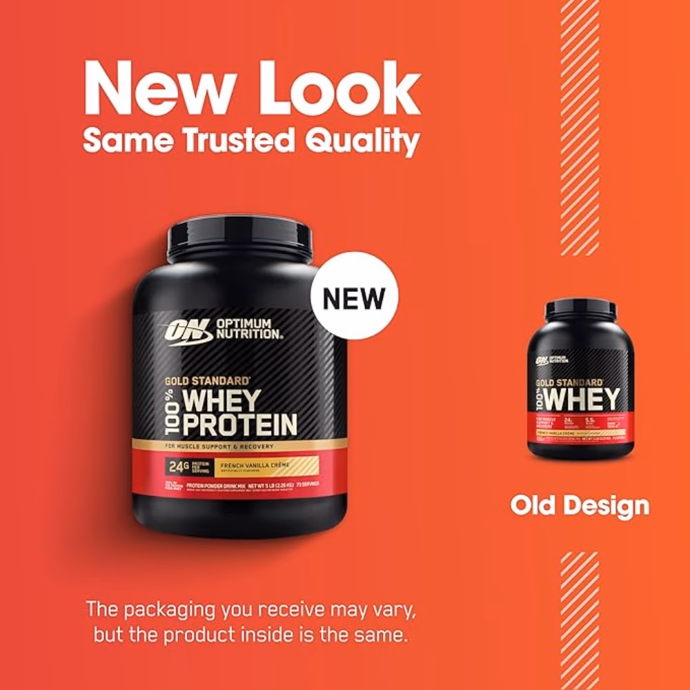 Optimum Nutrition 100% Gold Standard Whey Protein French Vanilla 5LB 5