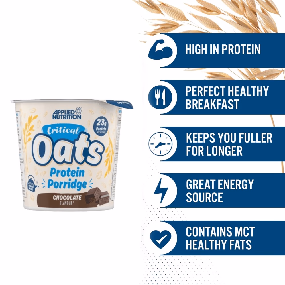 Applied Nutrition Critical Oats Chocolate Flavor - 60gm 3