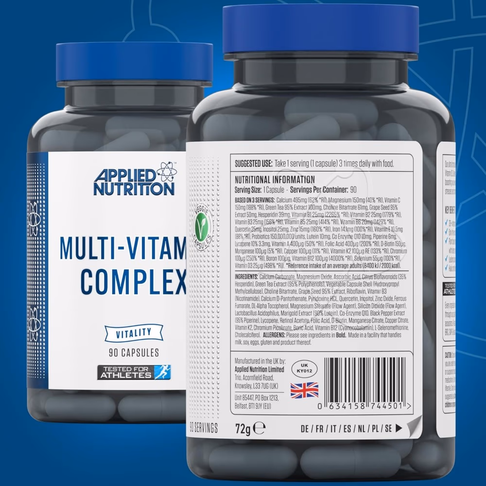 Applied Nutrition Multi Vitamin Complex Capsules 90s 4