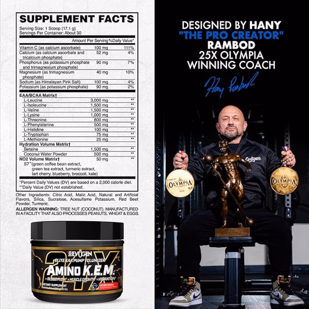 Evogen Amino K.E.M Victory Punch 513g 3