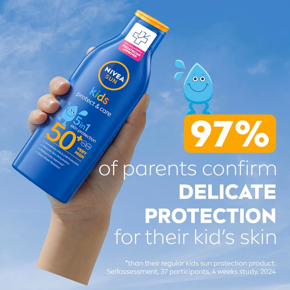 NIVEA Sun Kids SPF50+ Very High 200ml – Gentle Broad Spectrum Sunscreen 2