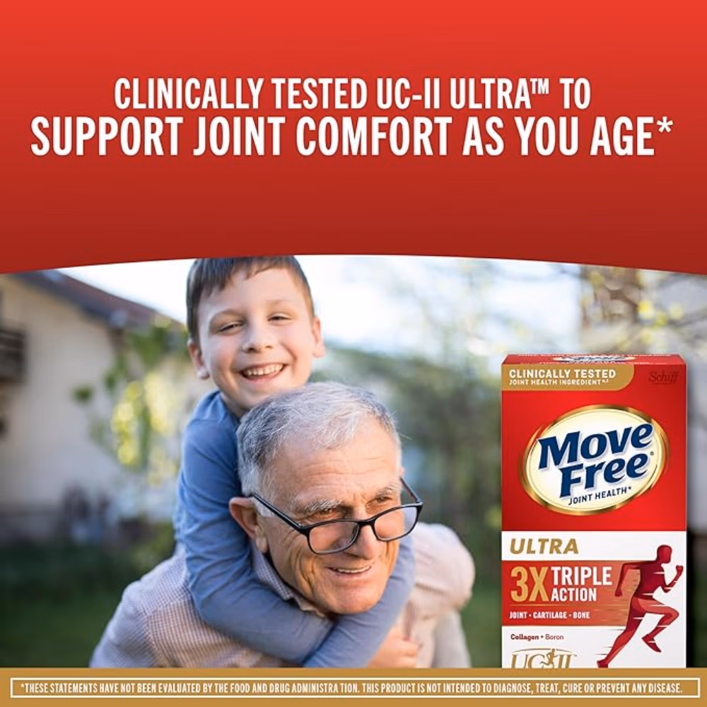 Schiff Move Free Joint Ultra Triple Action 64 Tablets 4