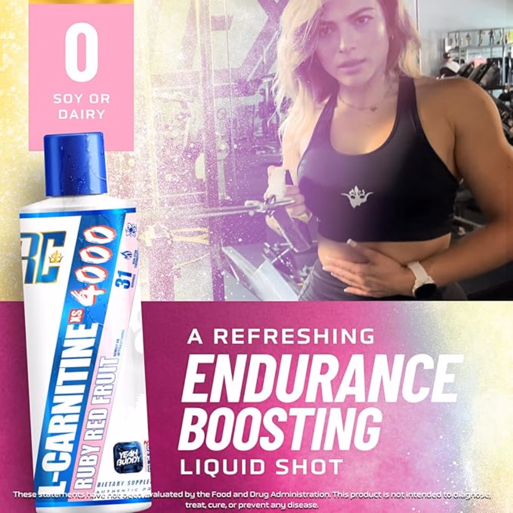 Ronnie Coleman L-Carnitine 4000 Liquid Ruby Red Fruit 473ml – Liquid Amino Supplement 2