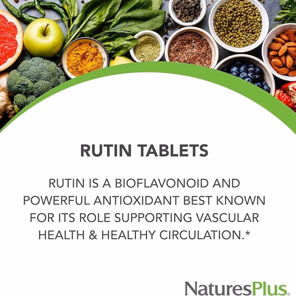 Natures Plus Rutin 500mg Tablet 60 Servings 3