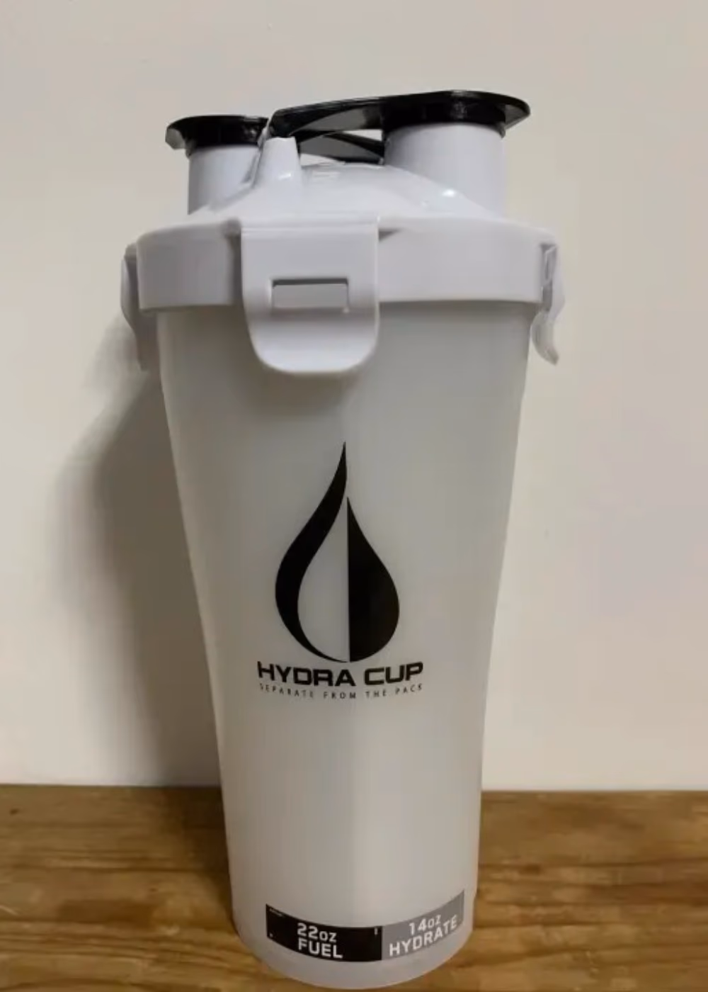 Hydra Cup Shaker Full Color  White 22oz / 14oz 2