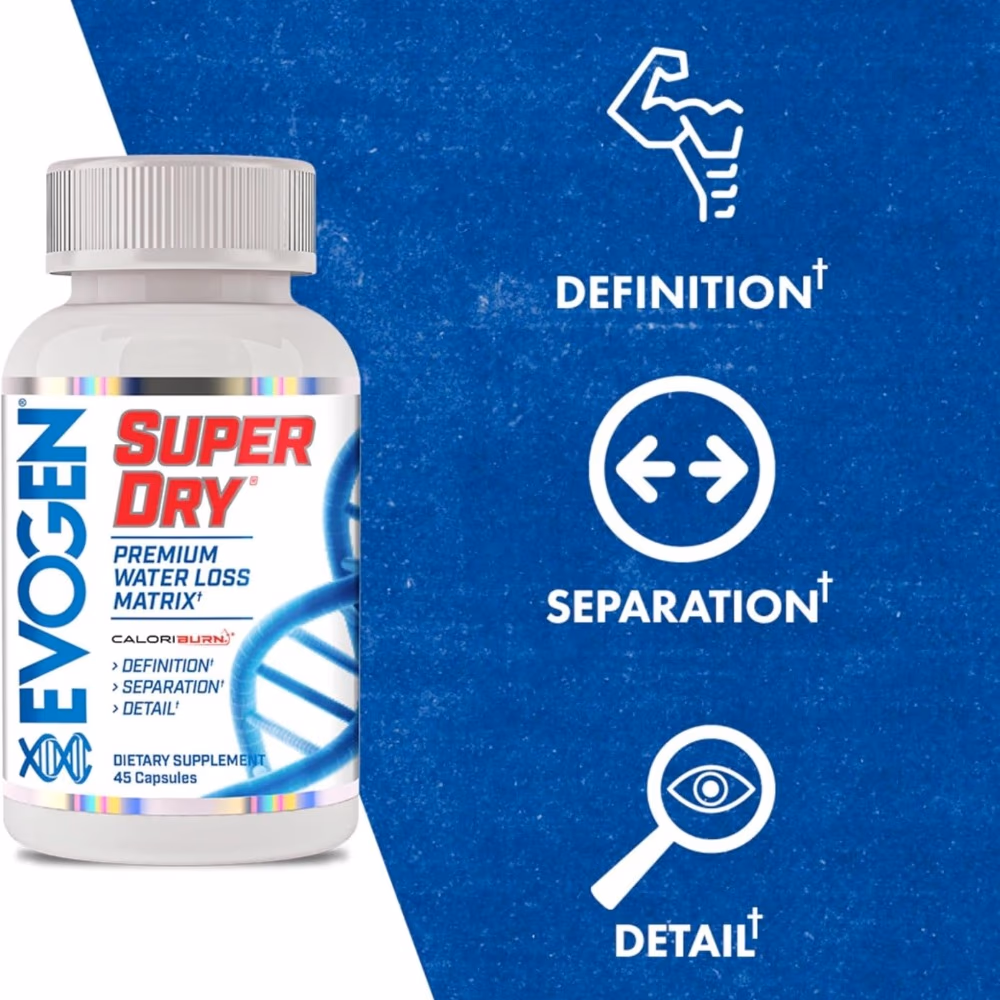Evogen Super Dry – Premium Water Loss Matrix (45 Capsules) 2