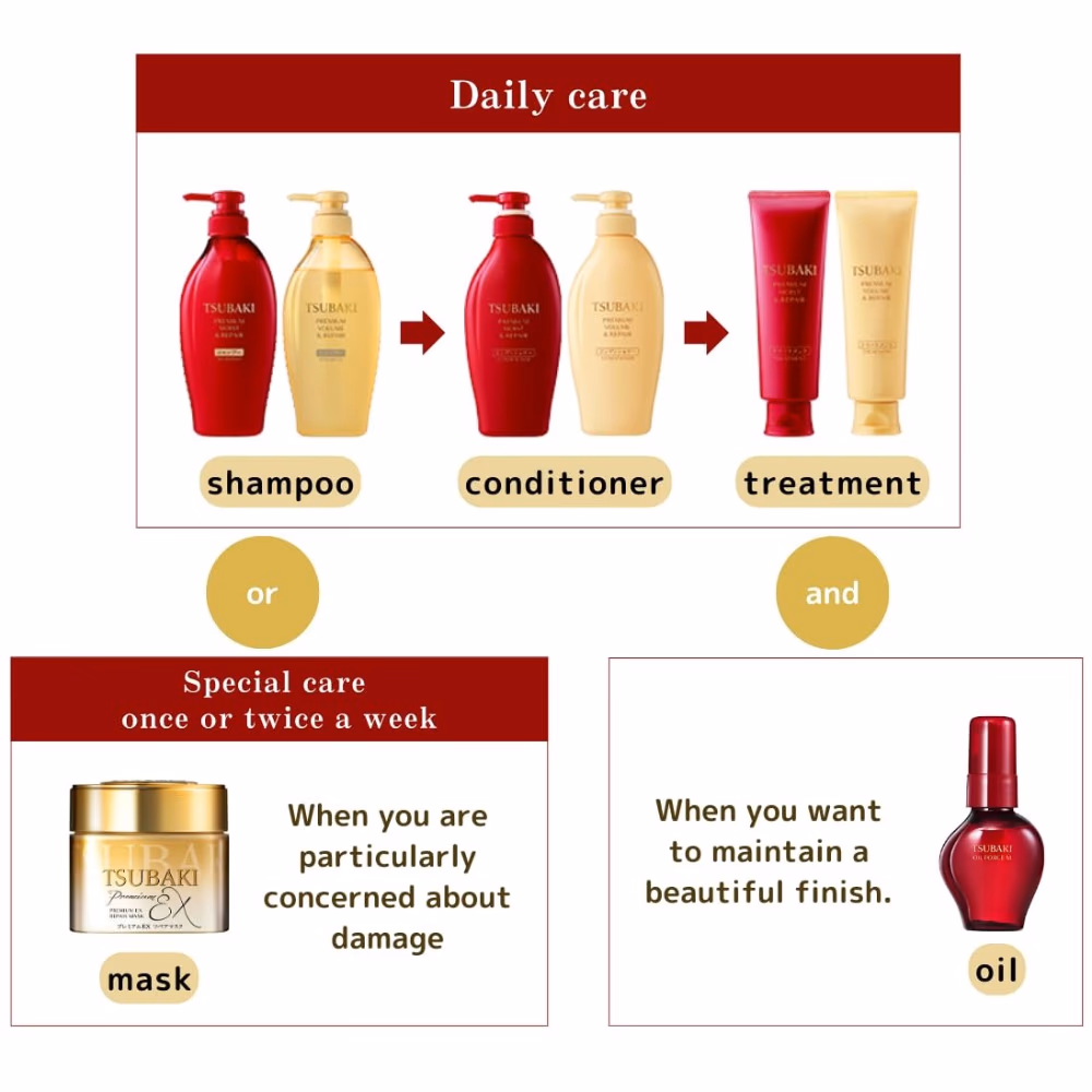Tsubaki Premium Moist & Repair Shampoo 450ml 3