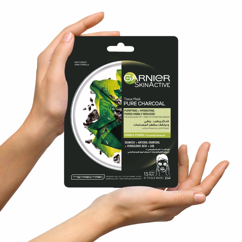 Garnier skinActive Pure Charcoal Tissue Mask 28 gm 5