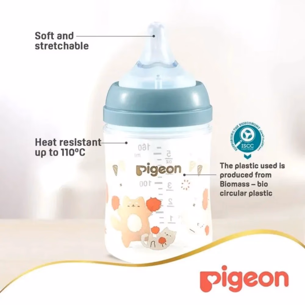 Pigeon SofTouch Plastic Bottle PAB1227 0+ Months 160ml 5