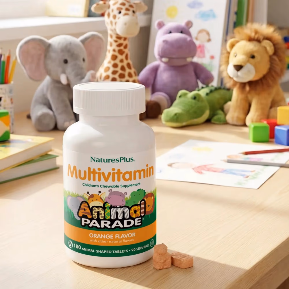 NaturesPlus Animal Parade Multivitamin 180 Tabs Orange 4
