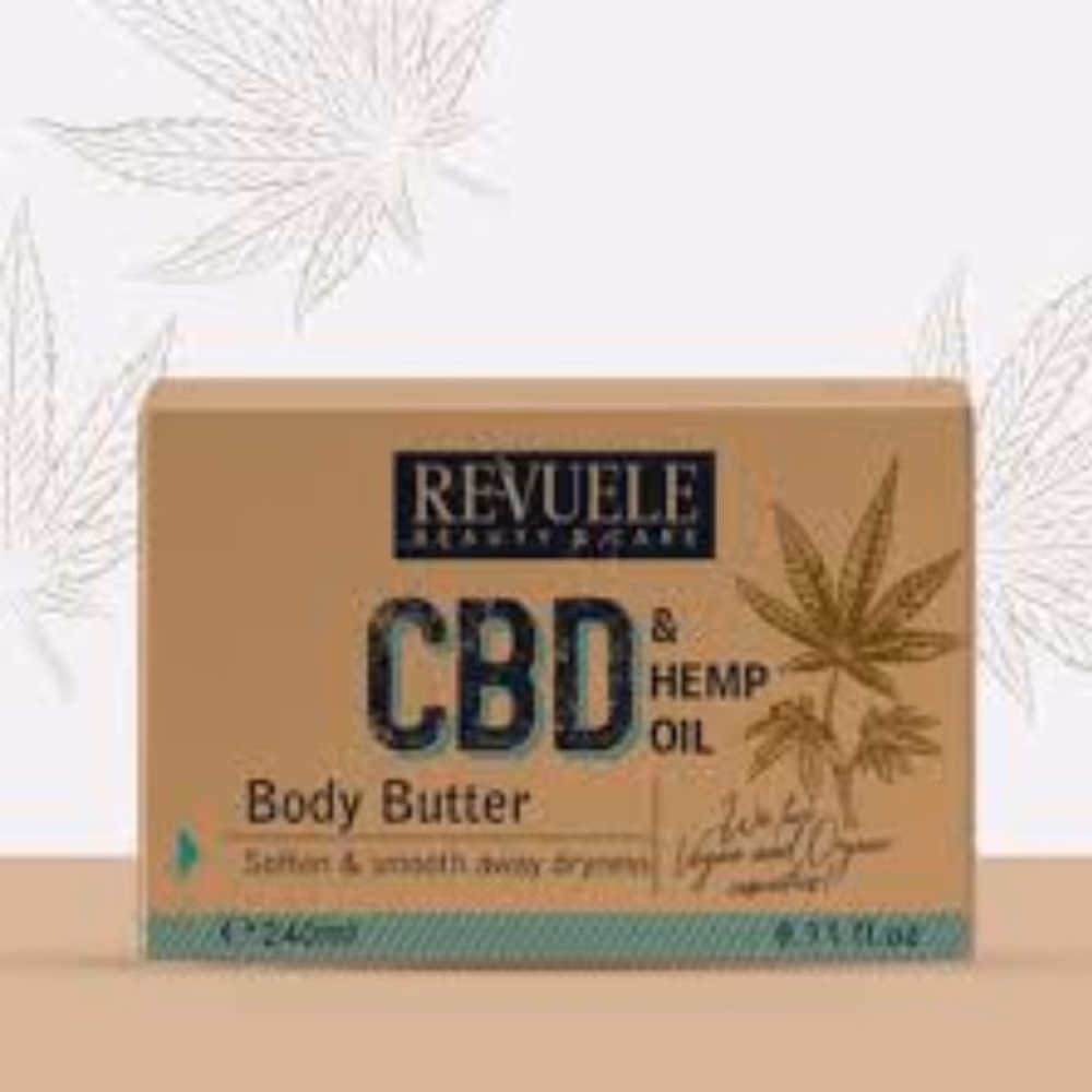 Revuele Cbd  Amp  Hemp Seed Oil Body Butter 240Ml 3