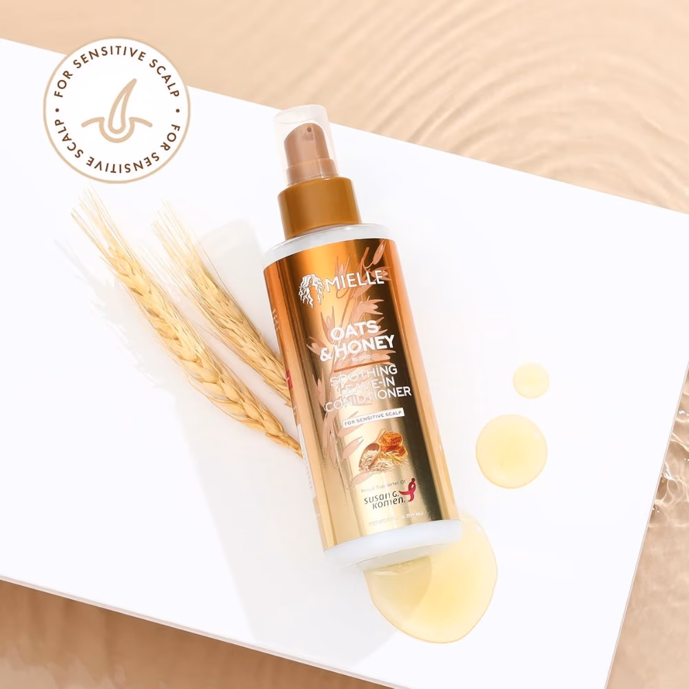 Mielle Oats and Honey Soothing Leave-In Conditioner 177ml 2
