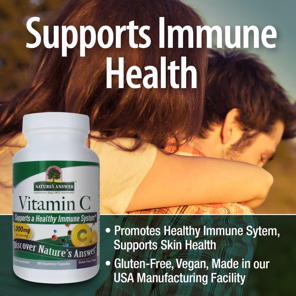 Natures Answer Vitamin C 1000mg-100 Capsules 3
