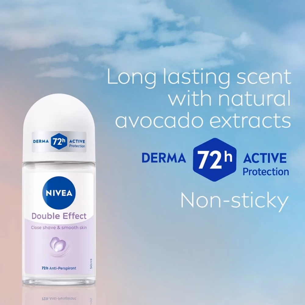 NIVEA Deo Roll On Double Effect 50ml  3