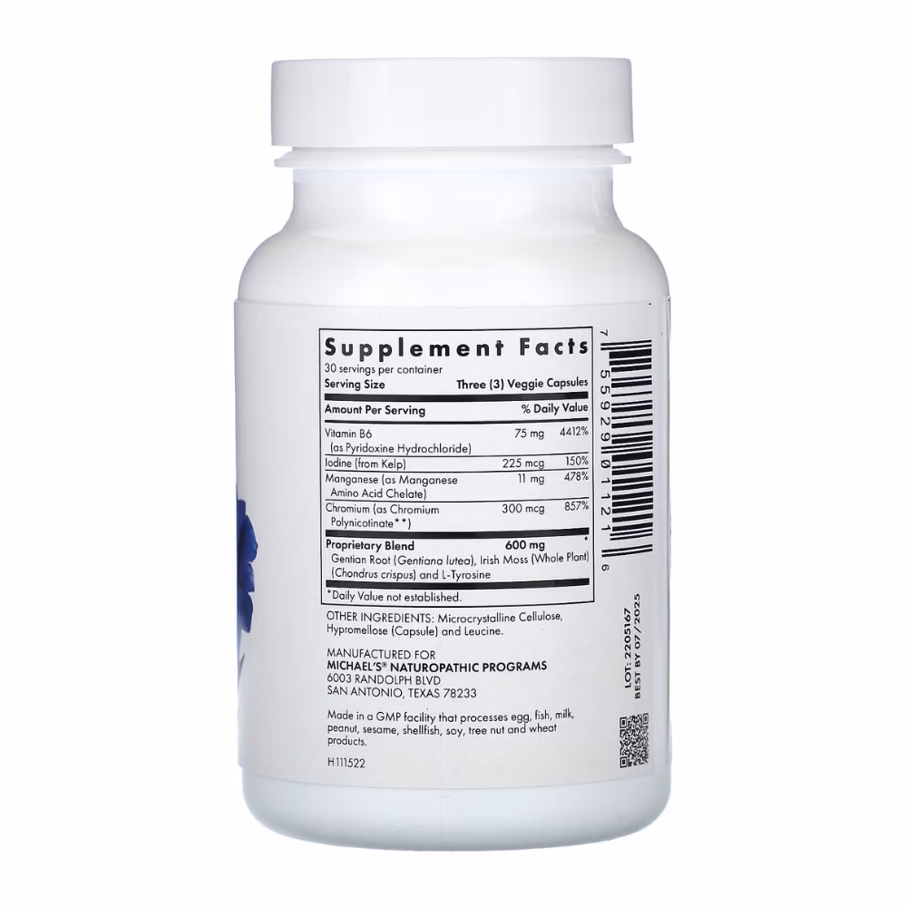 Michaels Health Thyroid Factors - 90 Vegan Capsules 2