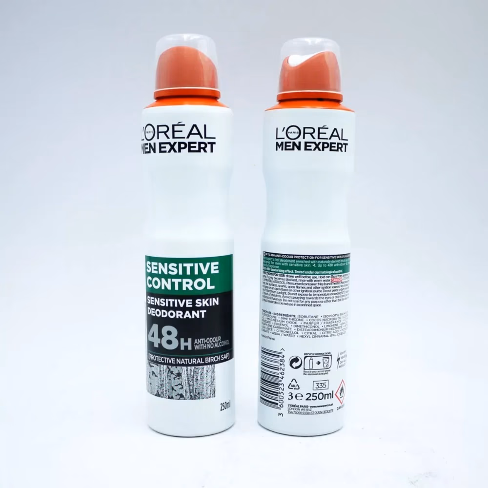 L'Oreal Men Expert Sensitive Control 48H Deodorant  250 ml 2