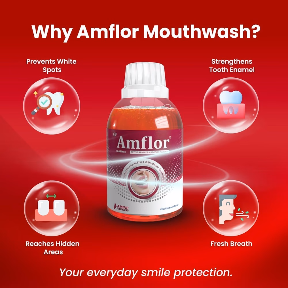 Amflor Oral Rinse 250ml 3