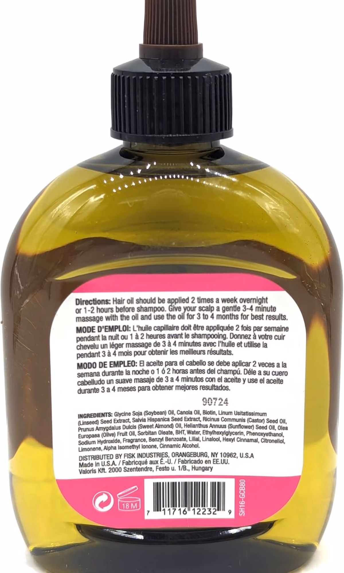 Difeel Growth Curl Premium Hair Oil 210ml 2