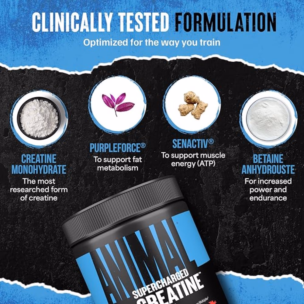 Universal Animal Supercharged Creatine Fruit Punch 30Servings  2