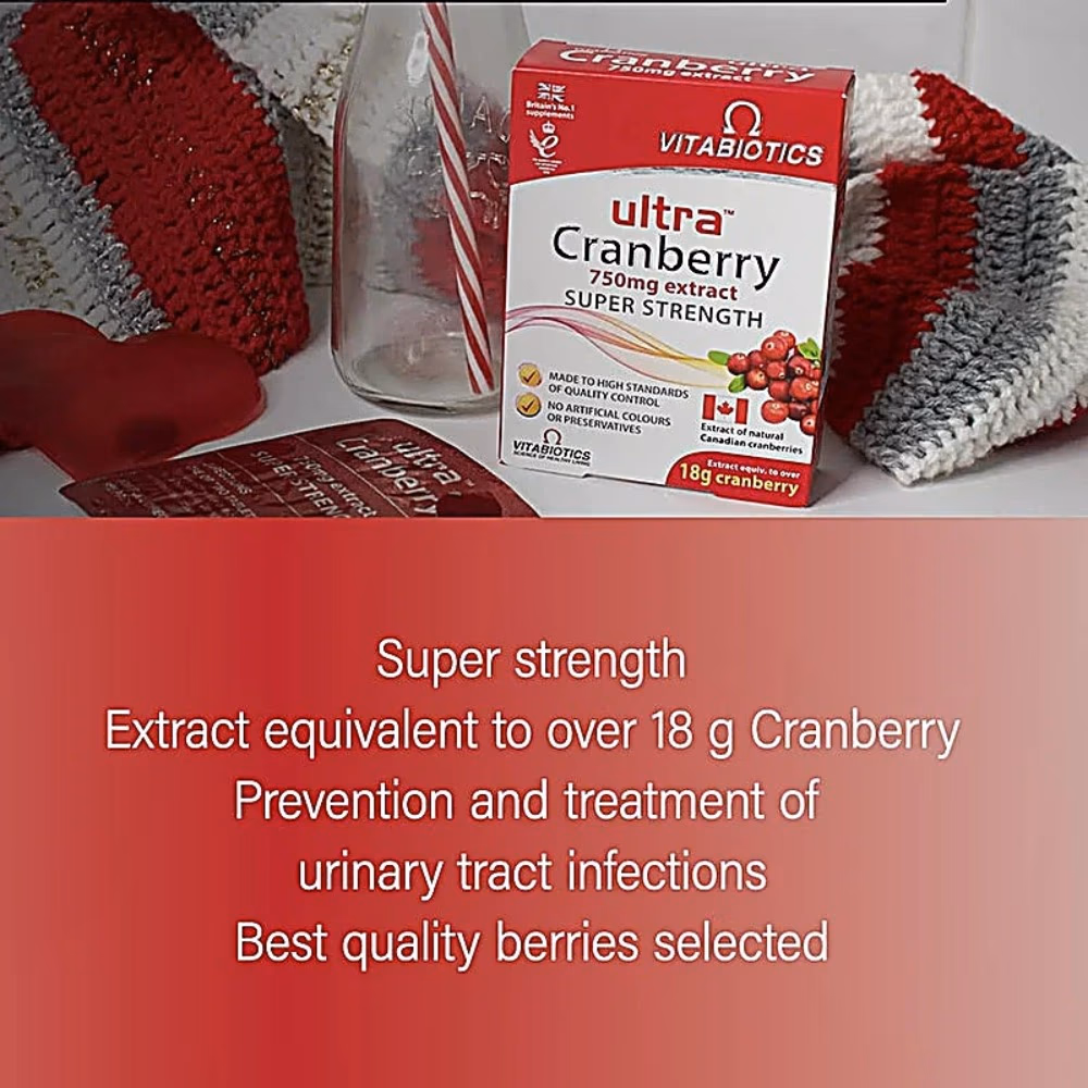 Vitabiotics Ultra Cranberry Cap 30S 4
