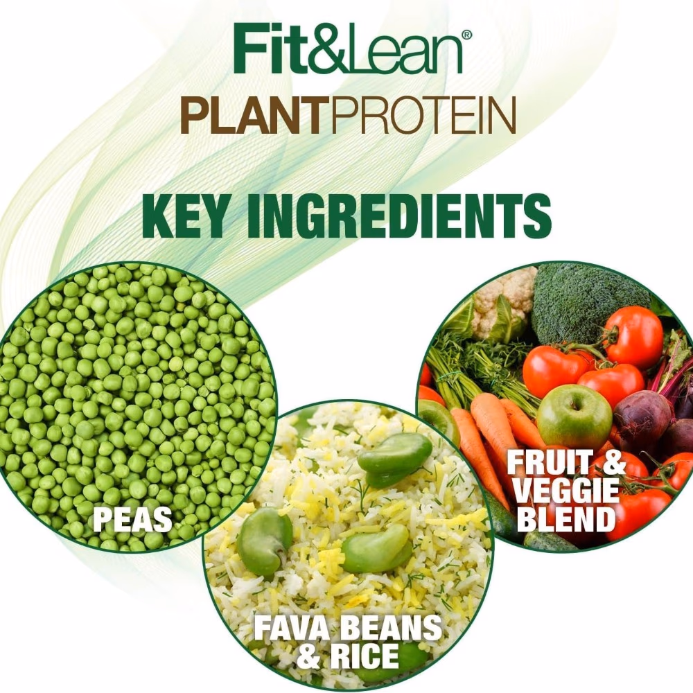 FIT & LEAN PLANT PROTEIN 1.25LB CHOCO FUDGE 2