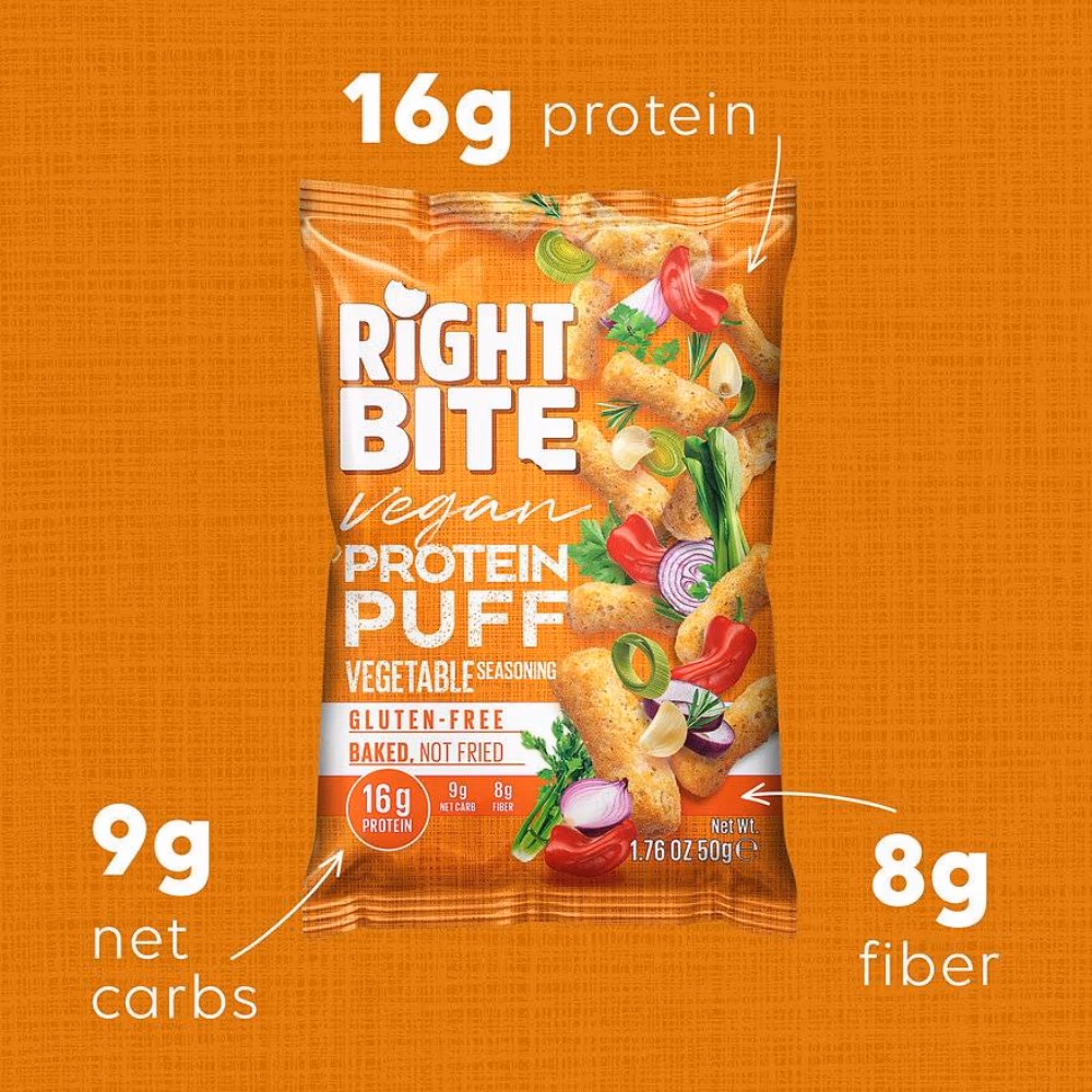 Right Bite Protein Puff Vegetable Seasoning 50g 2