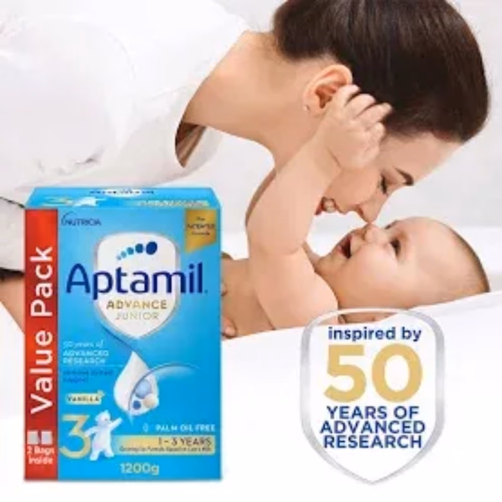 Aptamil Advance Junior Stage 3 Growing Up Formula 1200Gm Vanilla 3