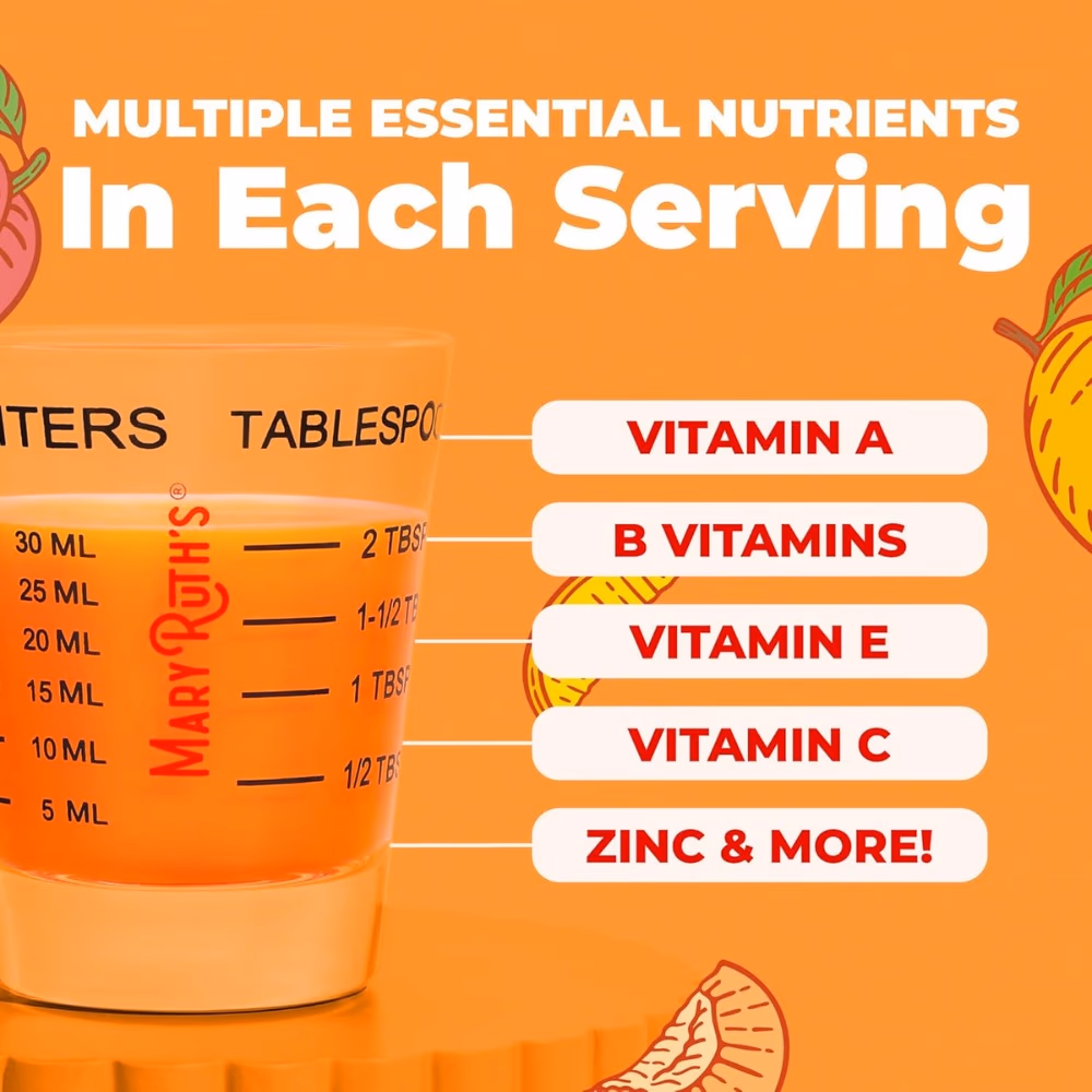 Mary Ruth’s Multivitamin Hair Growth Peach Mango 887ml 5