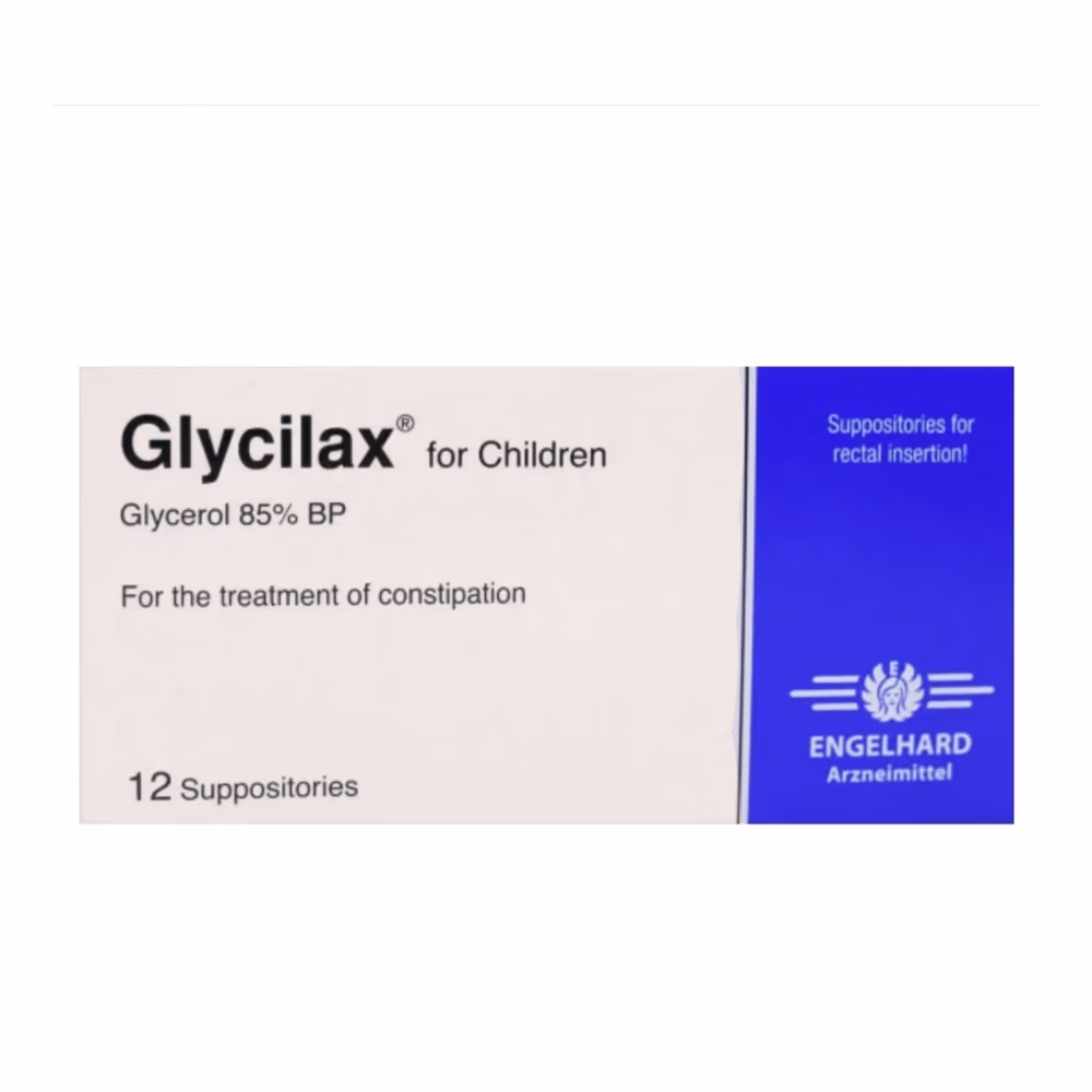 Glycilax Adult Suppositories 12's 2