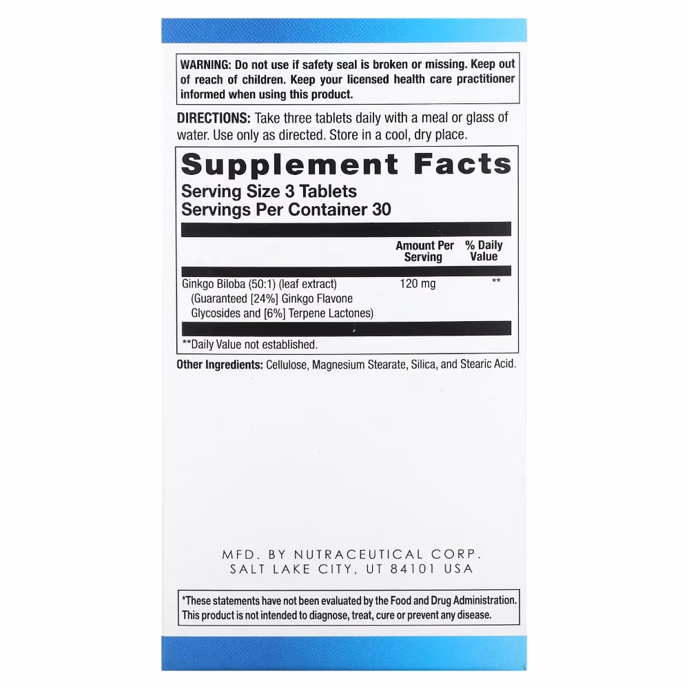 Body Gold Ginkoba Brain Formula 90 Tablets 2
