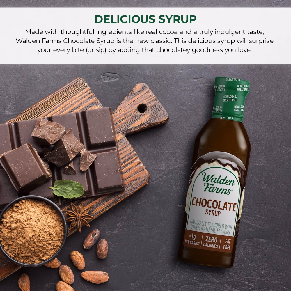 Walden Farms Calorie Free Chocolate Syrup 355ML 2