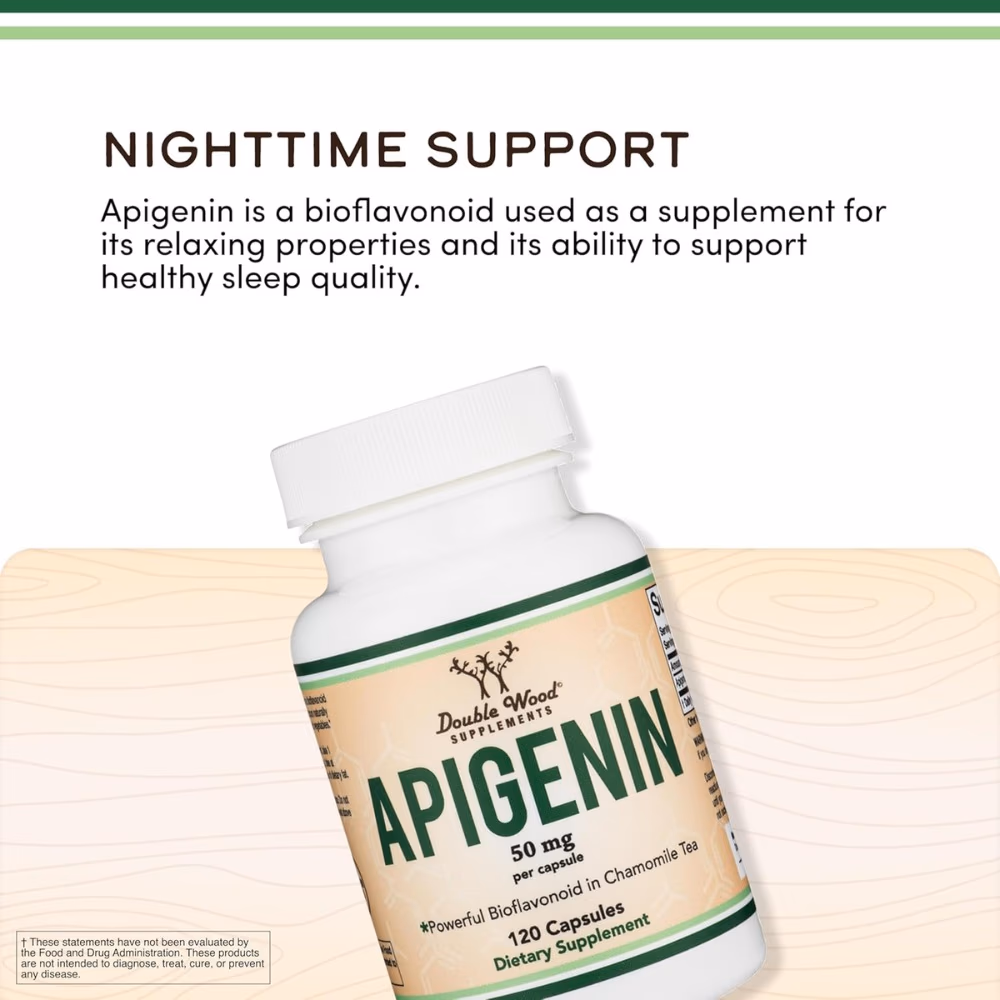 Double Wood Apigenin 50mg Capsules 120s 4