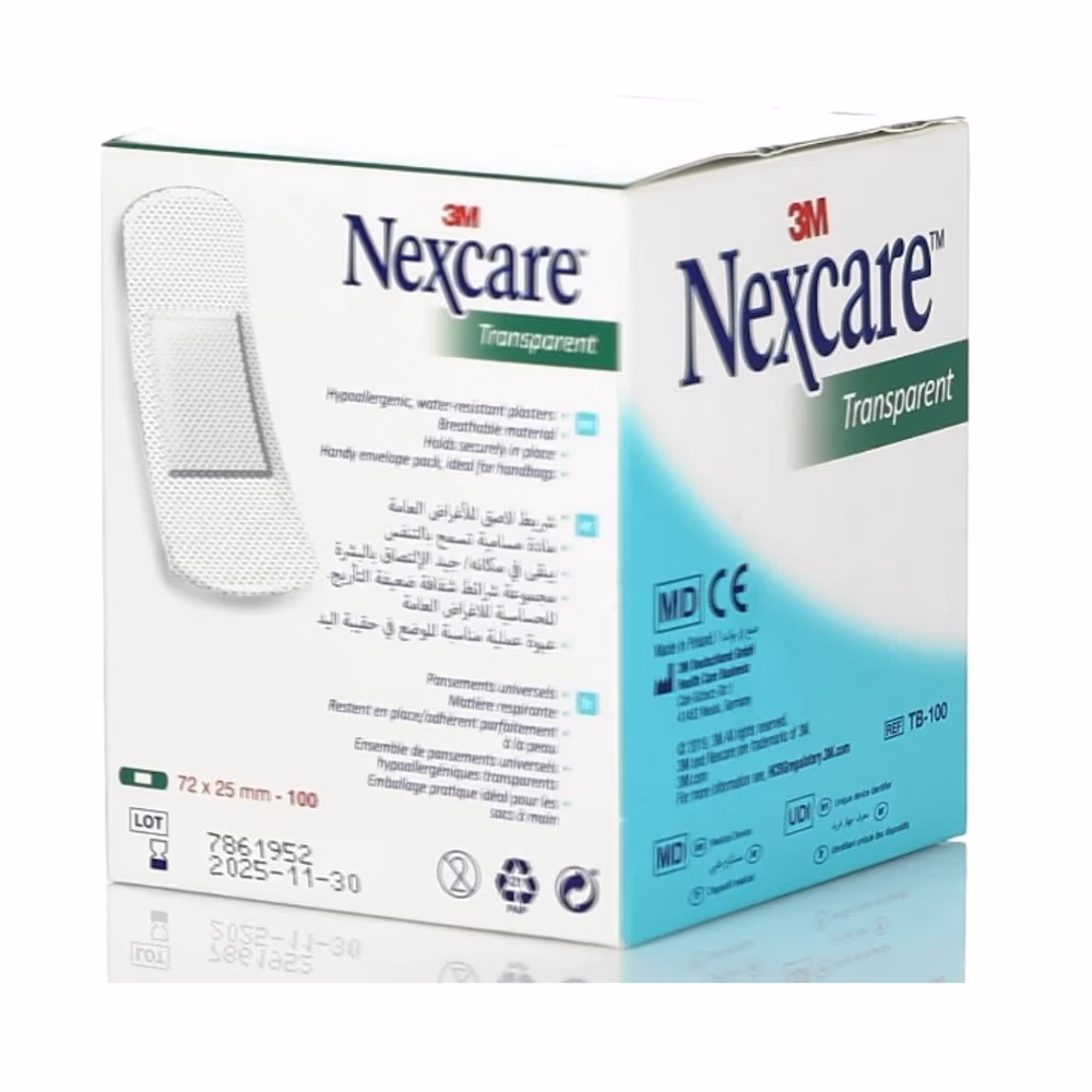 Nexcare Transparent Bandages 100s 2