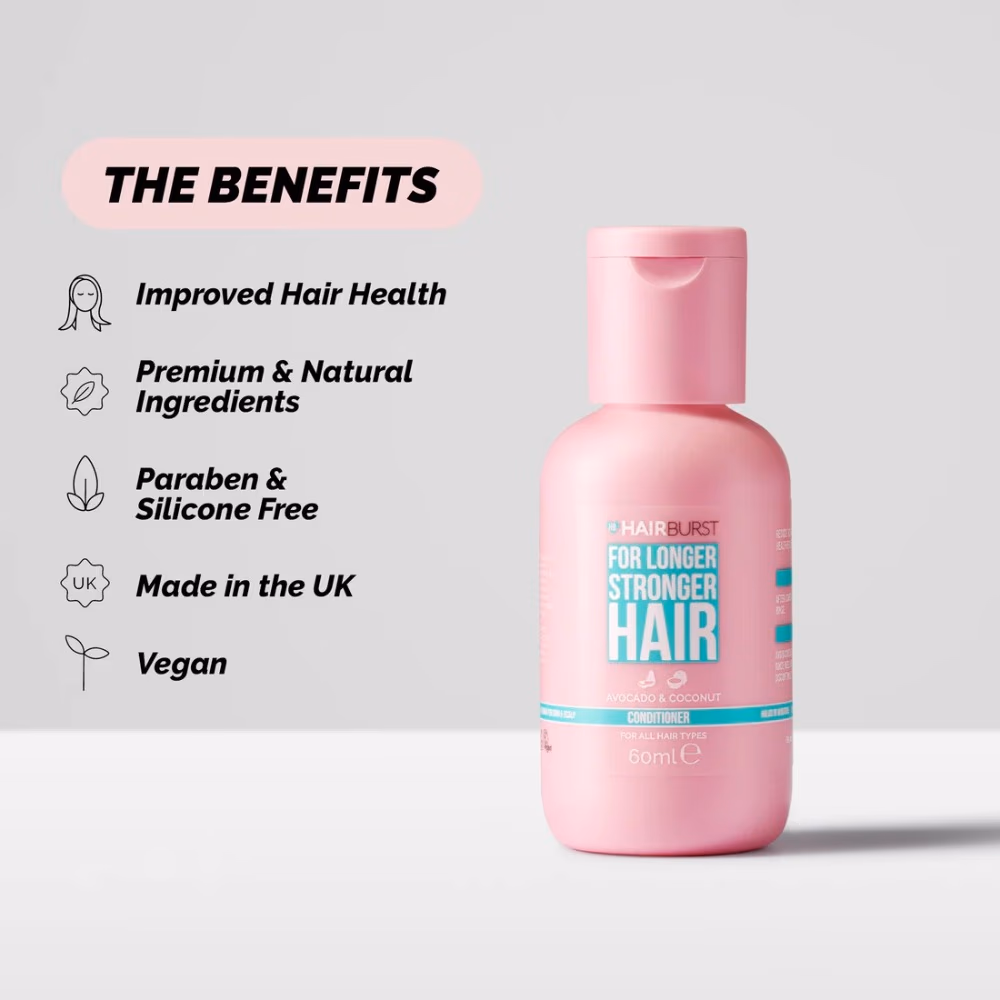 Hairburst Longer Stronger Hair Conditioner 60ml 2