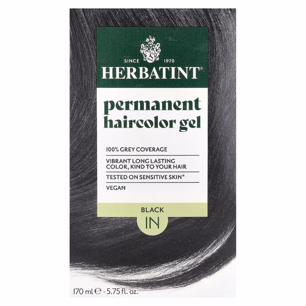 Herbatint Permanent Haircolor Gel 1N Black 150ml 2