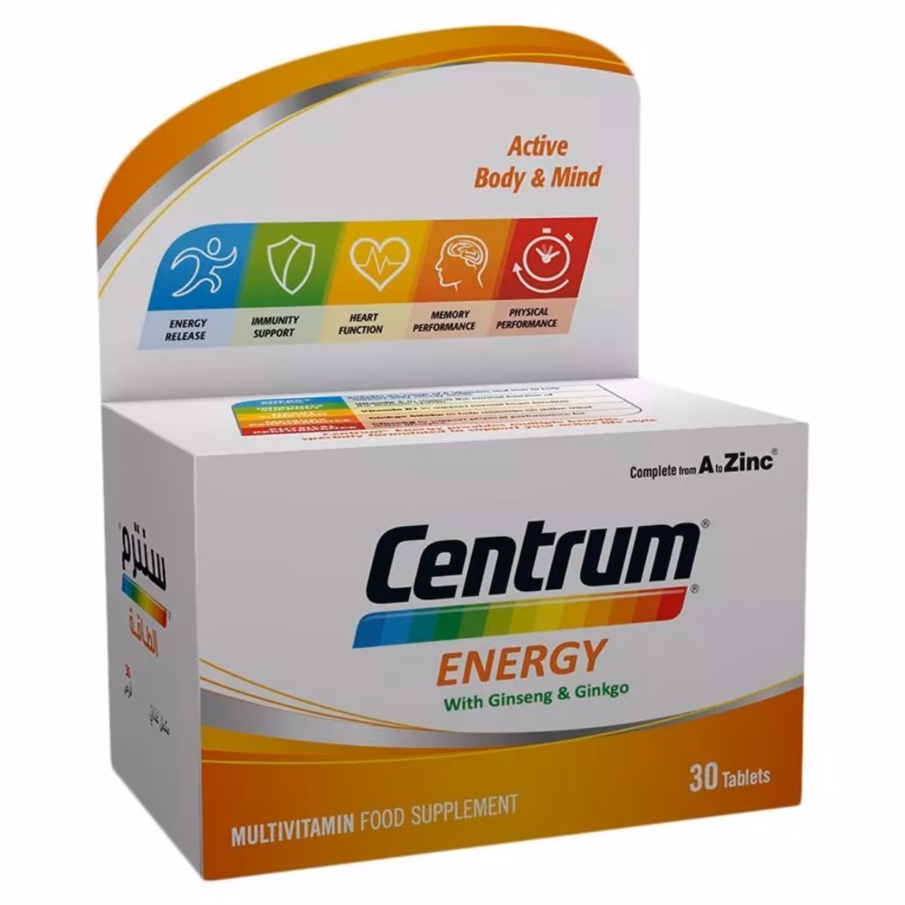 Centrum Energy Multivitamins-30 Tablets 4