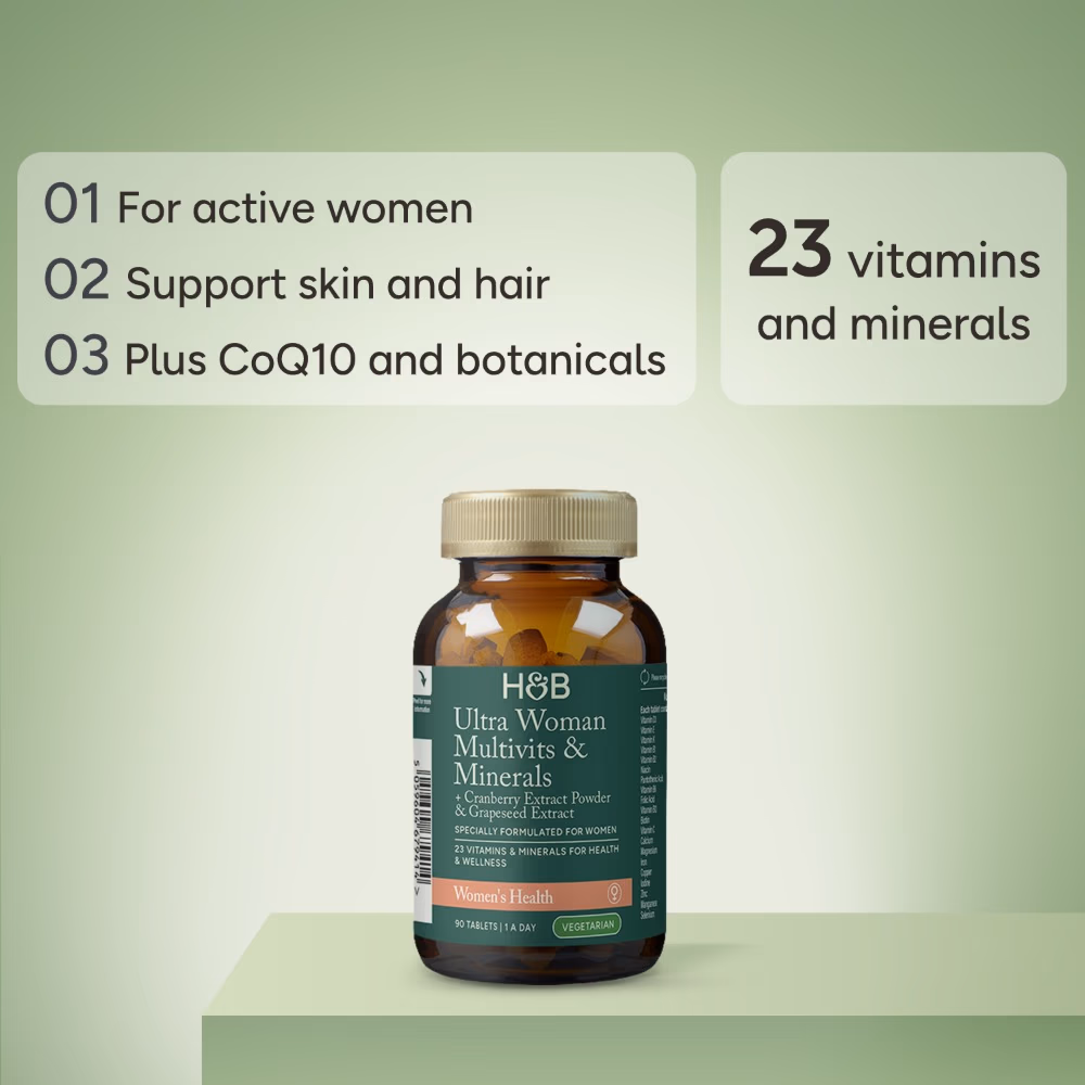 Holland and Barrett Ultra Woman Multivitamins and Minerals  90 Tablets 2