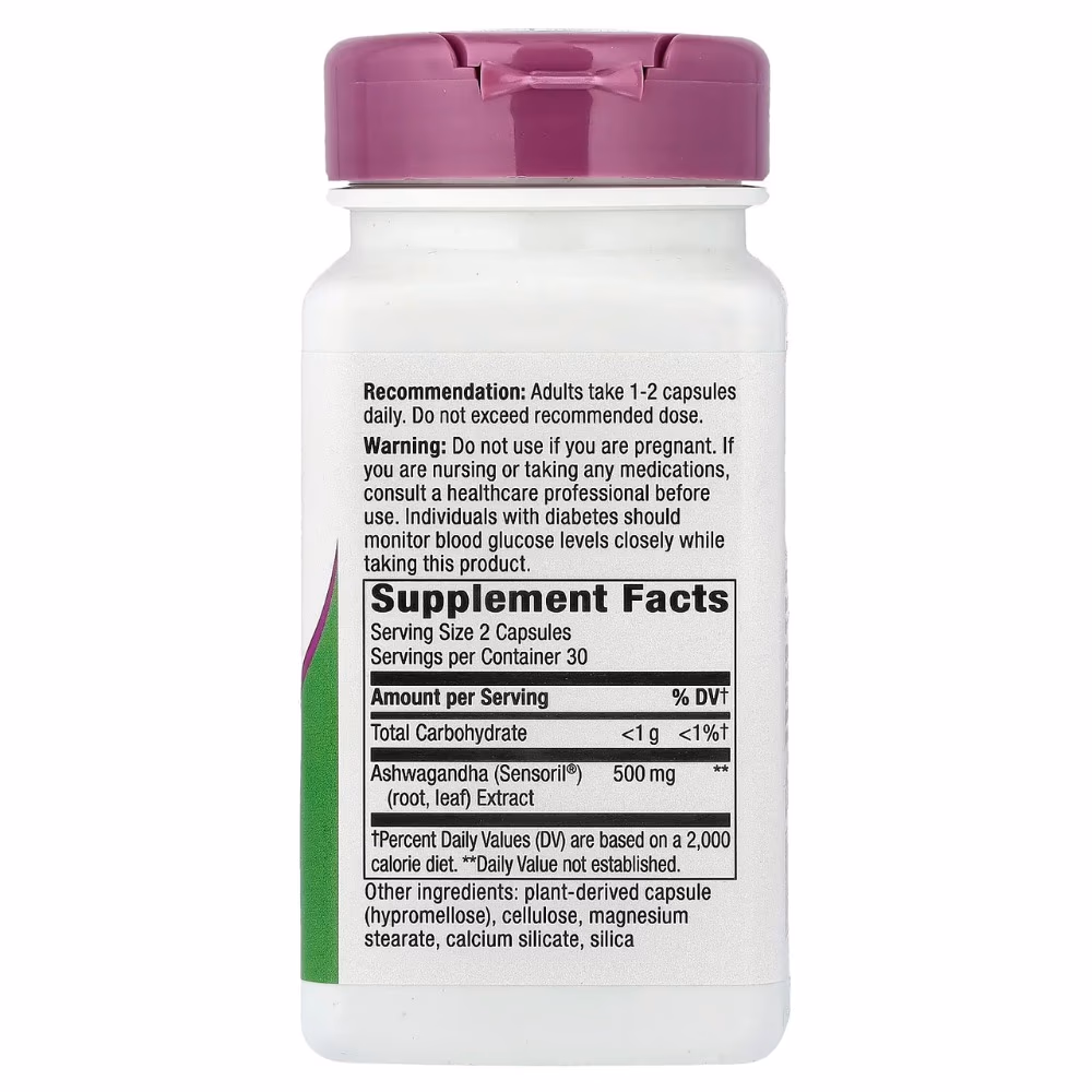 Natures Way Ashwagandha -60 Capsules 2