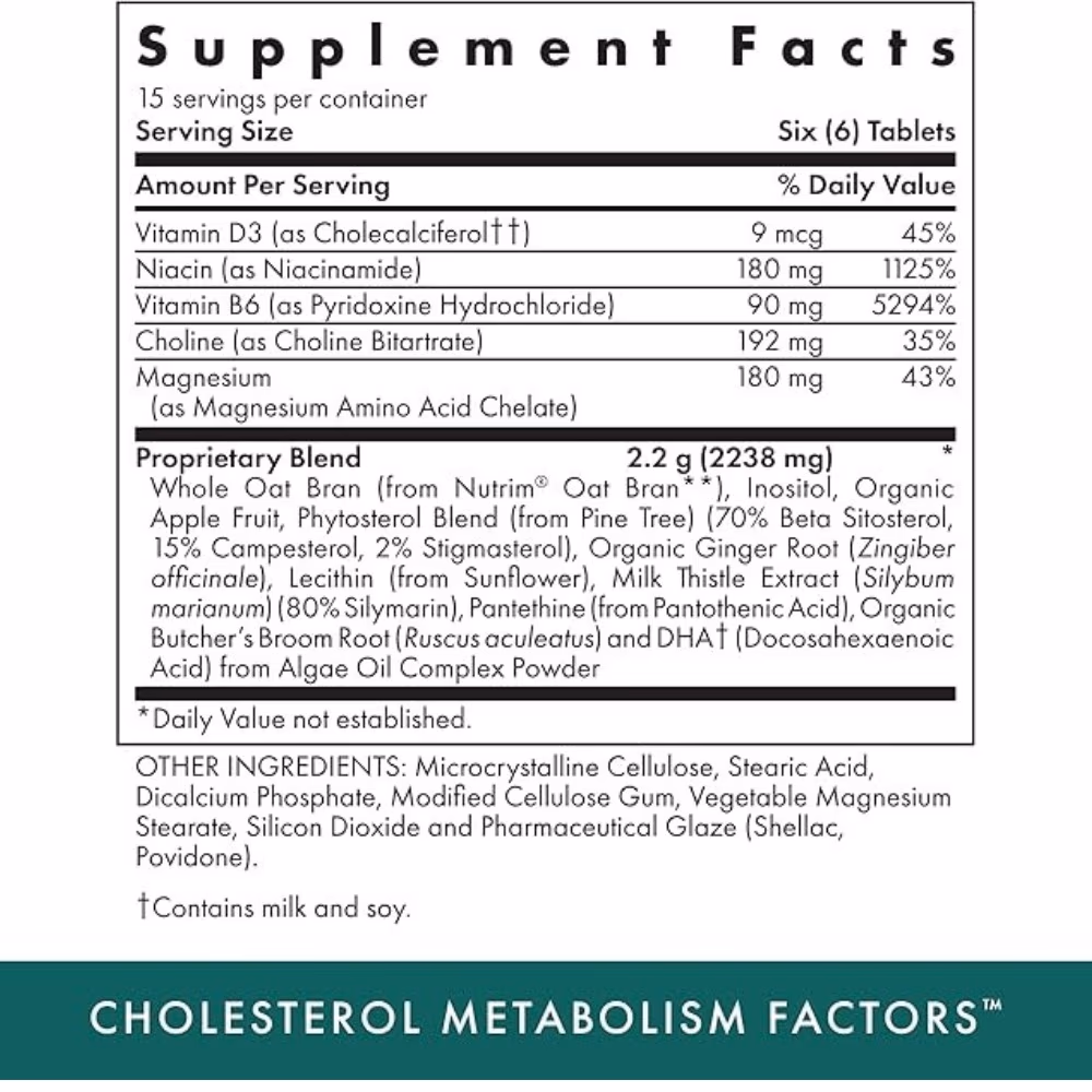 Michaels Health Cholesterol Metabolism Factors - 90 Tablets 2