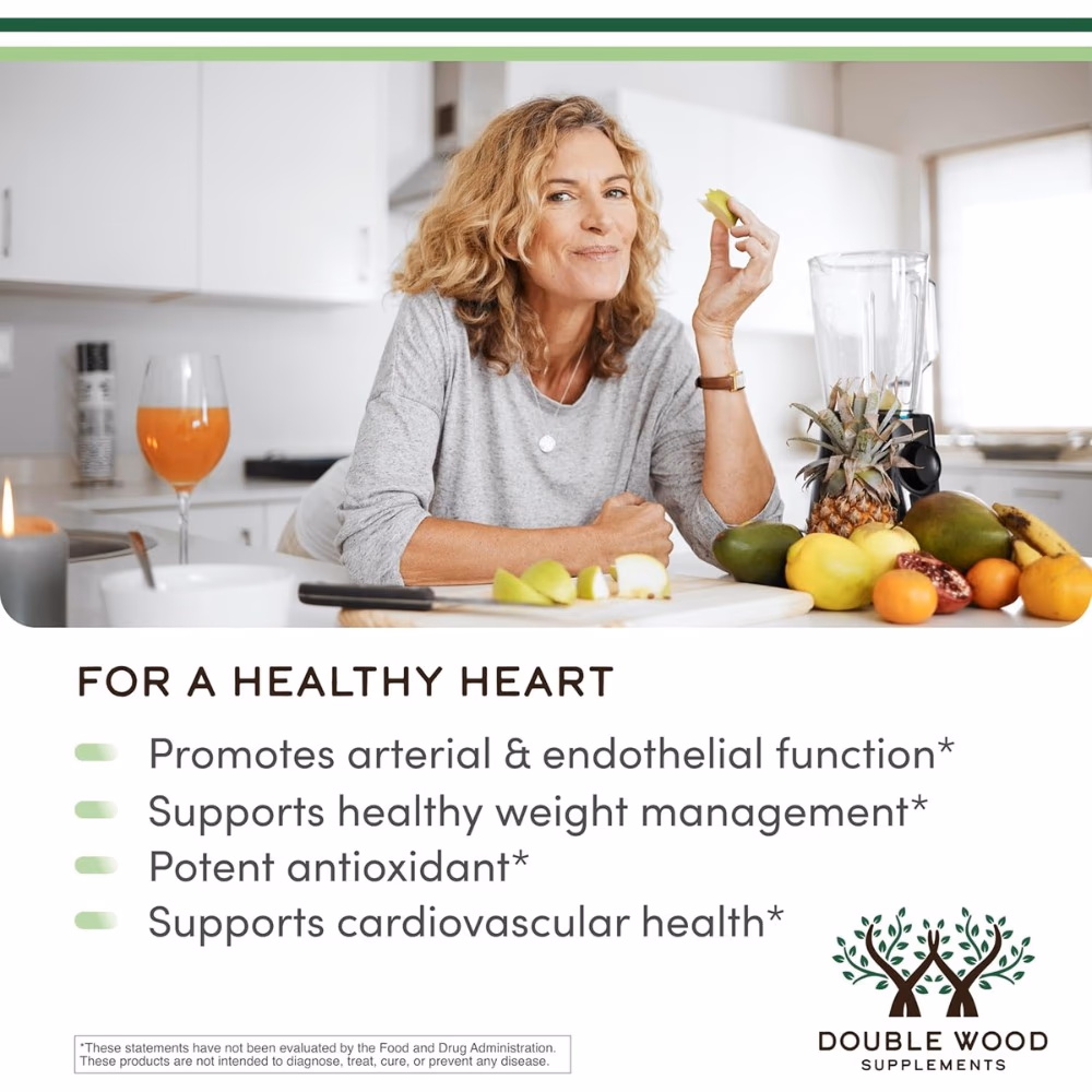 Double Wood Citrus Bergamot Extract 1000mg 60 Capsules 4