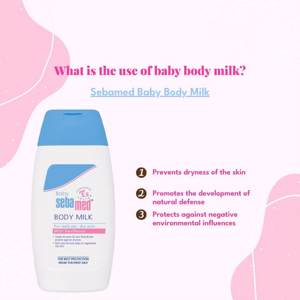 Sebamed Baby Body Milk 200ml 3