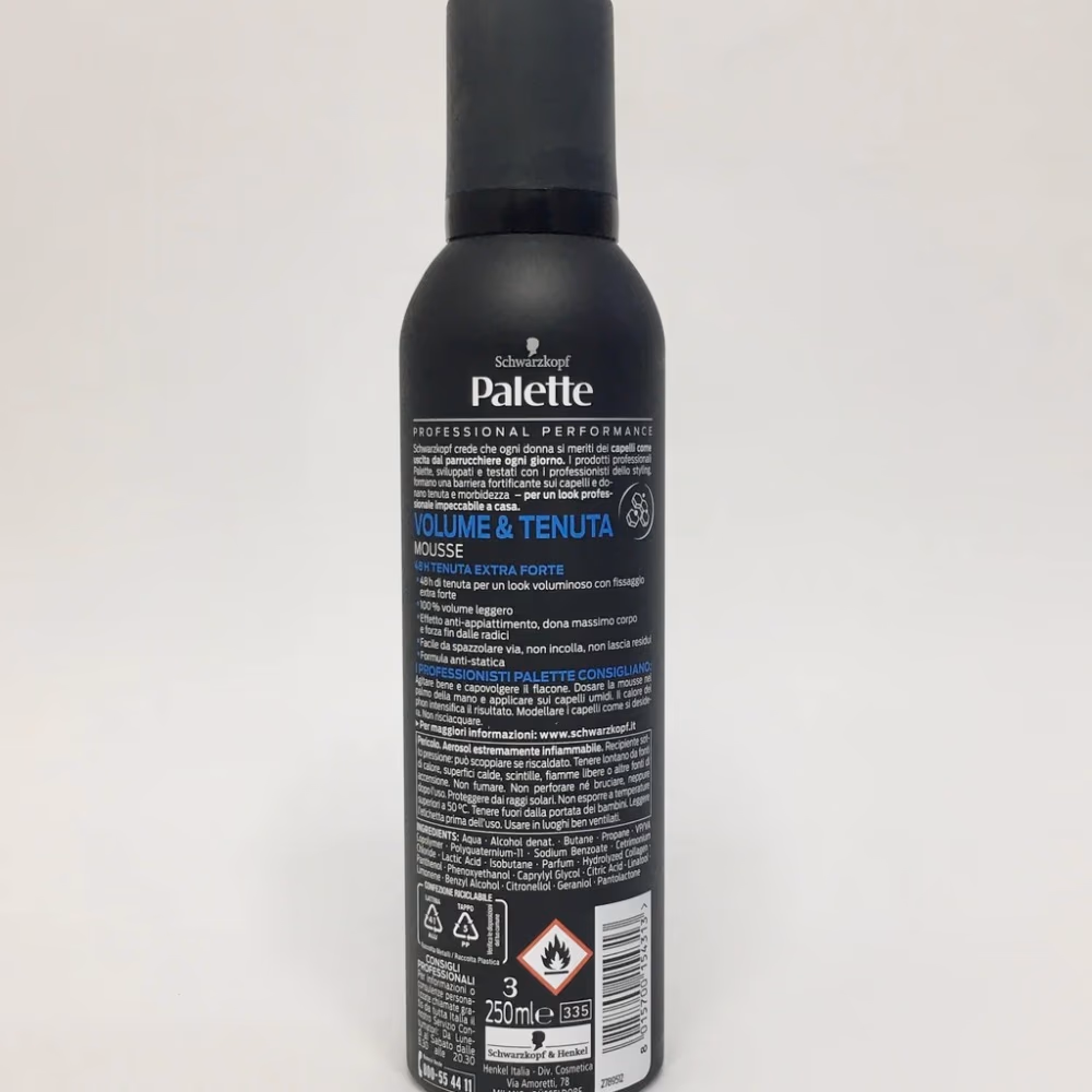 Schwarzkopf Palette Tenuta Mousse 250ml 4