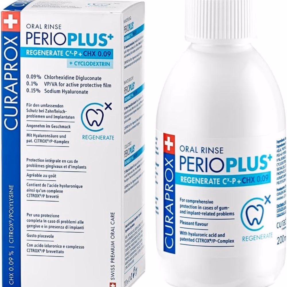 Curaprox Perio Plus Regenerate CHX 0.09% Mouthwash 200ml 2