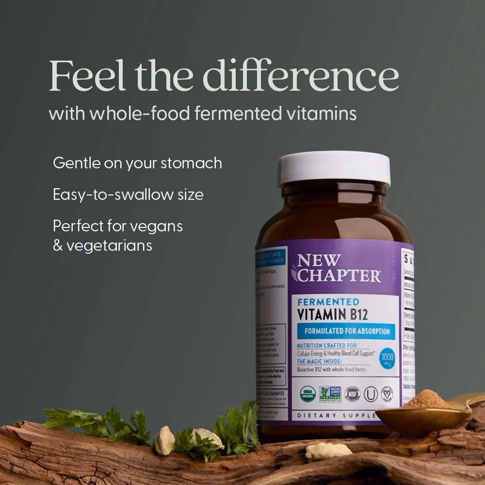 New Chapter Fermented Vitamin B-12 - 30 Tablets 4