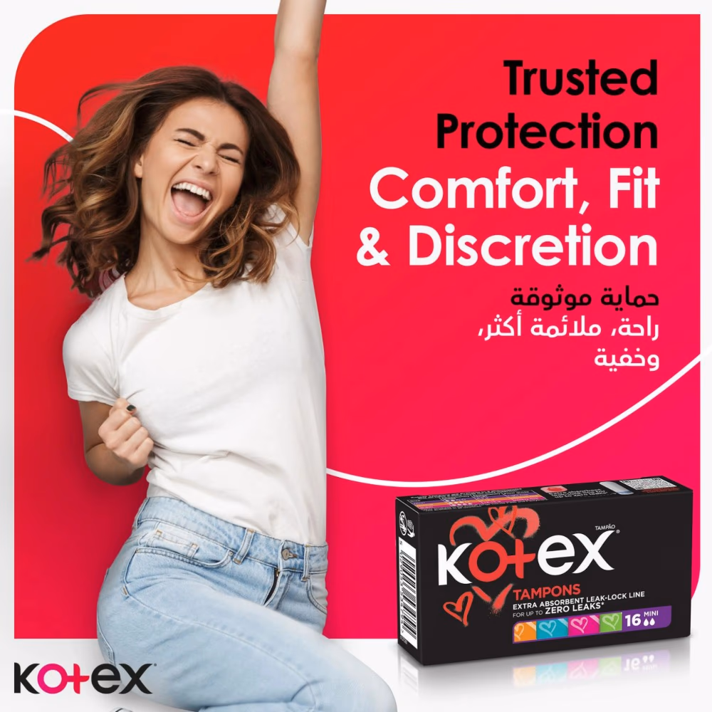 KOTEX TAMPONS MINI 16S 4