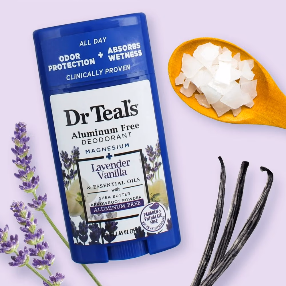 Dr Teal’s Aluminum Free Deodorant Lavender Vanilla 75g 3