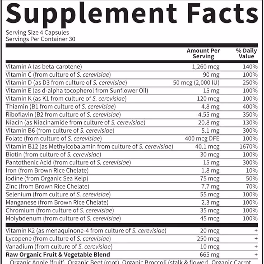 Garden Of Life Vitamin Code Family VegCapsules 120S 4