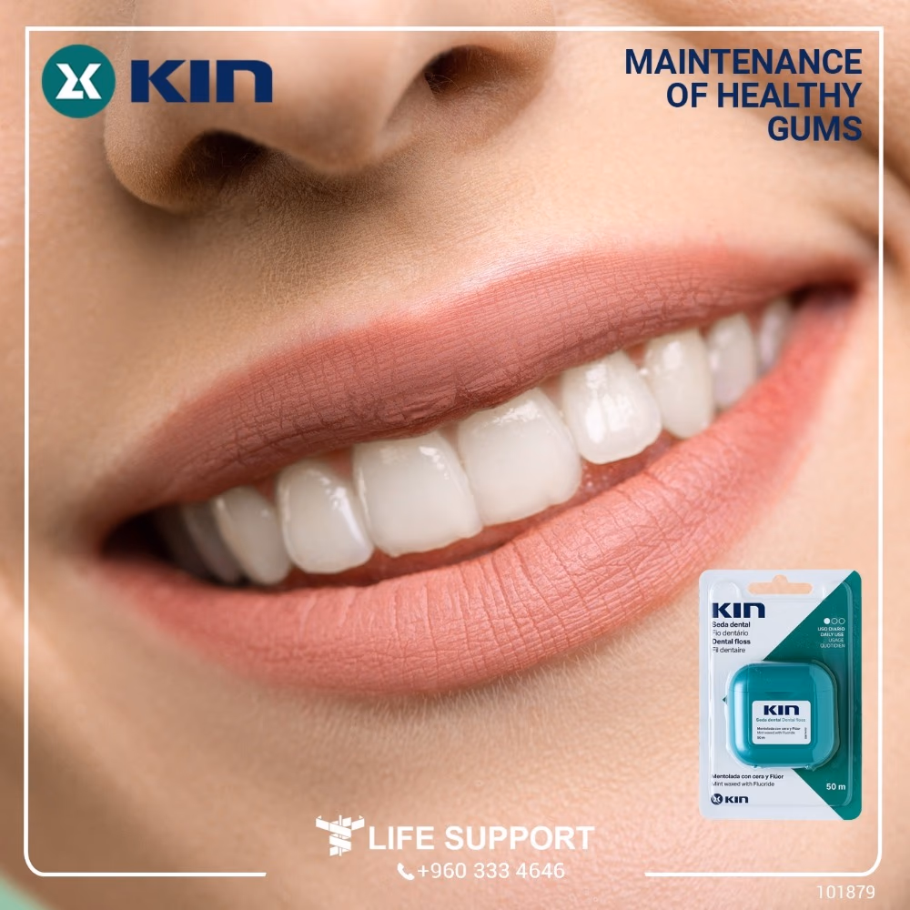 KIN Dental Floss with Fluor Mint 50M 3