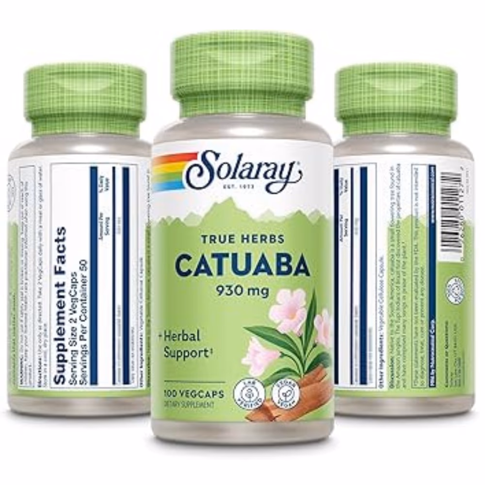 Solaray Catuaba 930 mg – 100 Veg Capsules 2
