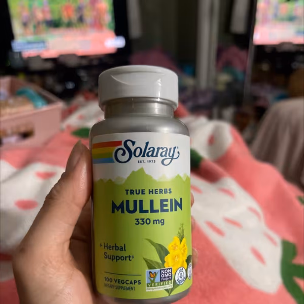 Solaray Mullein Whole Leaf 330mg-100 Capsules 4